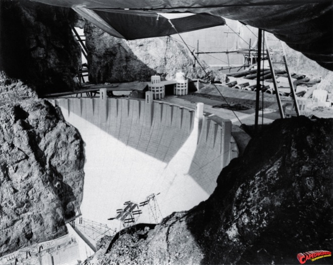 miniature of the Hoover Dam from Superman: The Movie