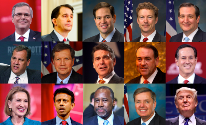 The current GOP field is MASSIVE
